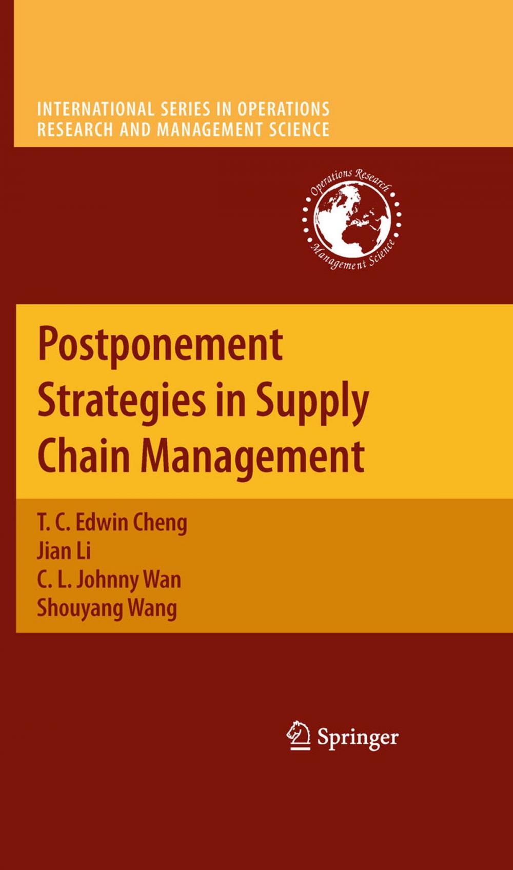 Big bigCover of Postponement Strategies in Supply Chain Management