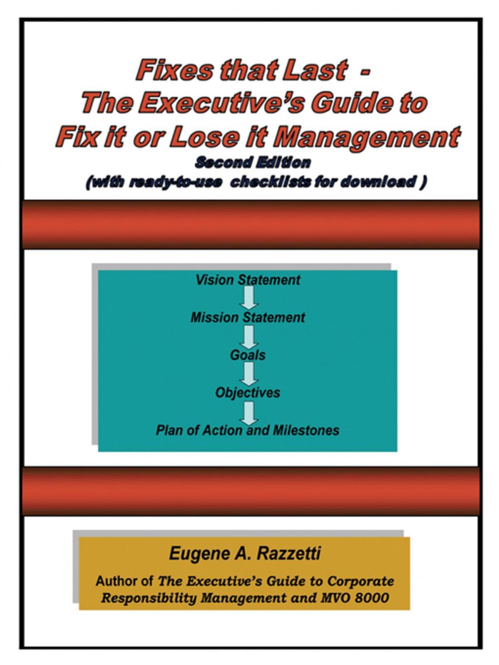Big bigCover of Fixes That Last - the Executive's Guide to Fix It or Lose It Management