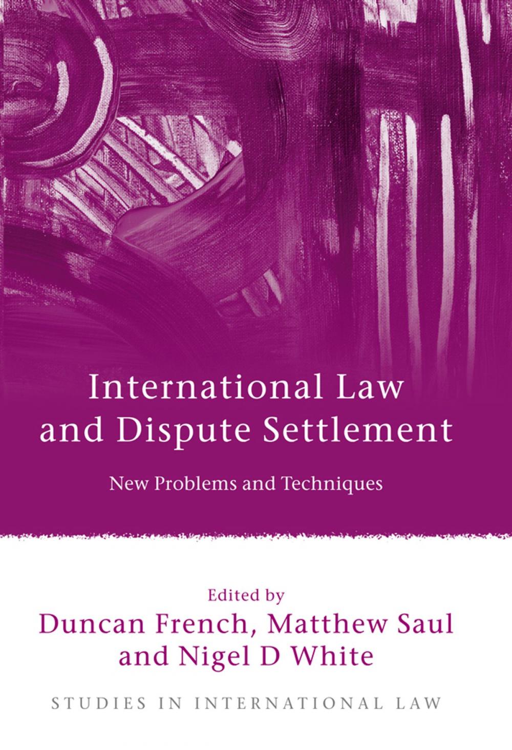 Big bigCover of International Law and Dispute Settlement