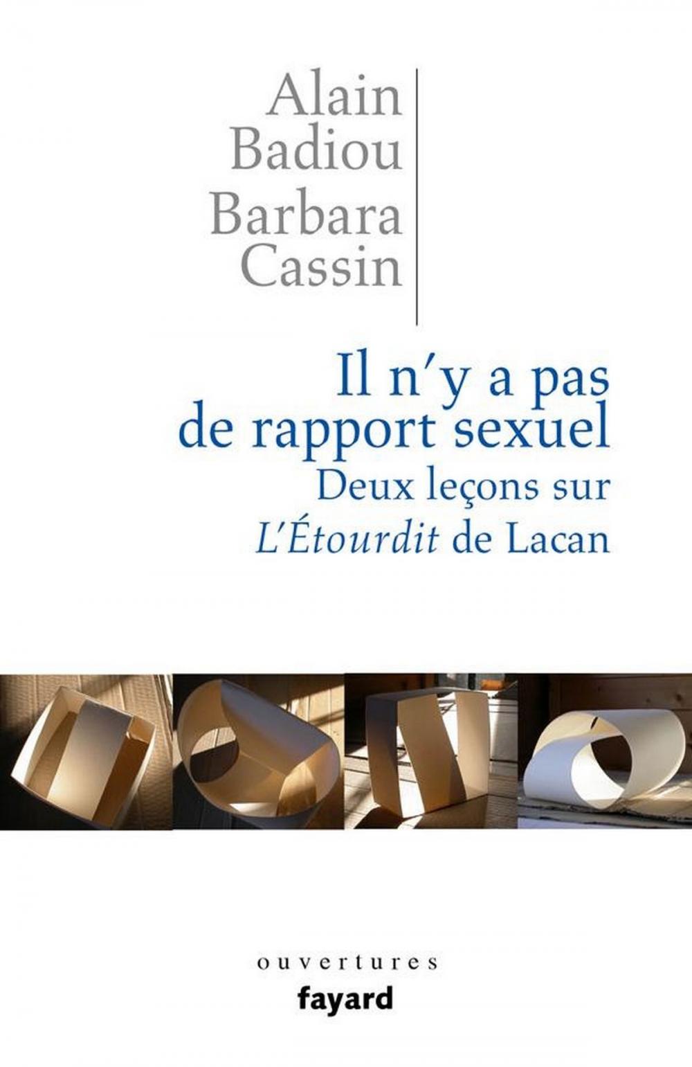 Big bigCover of Il n'y a pas de rapport sexuel. Deux leçons sur «L'Etourdit» de Lacan