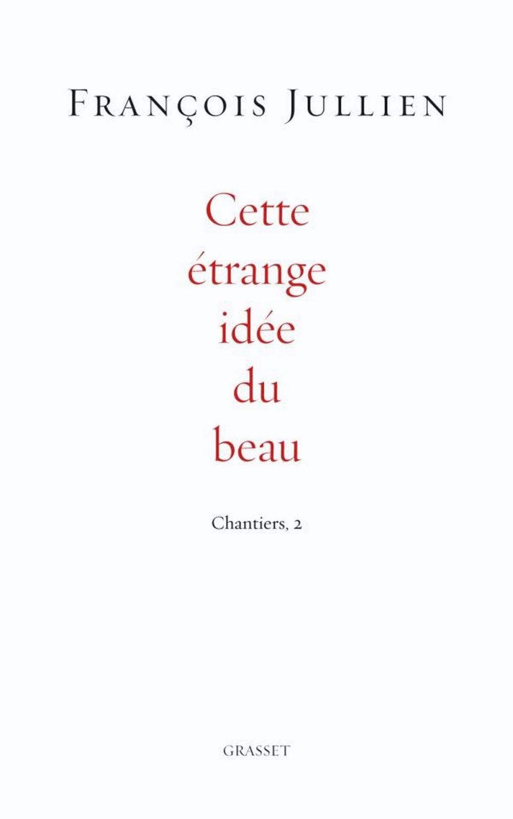 Big bigCover of Cette étrange idée du beau