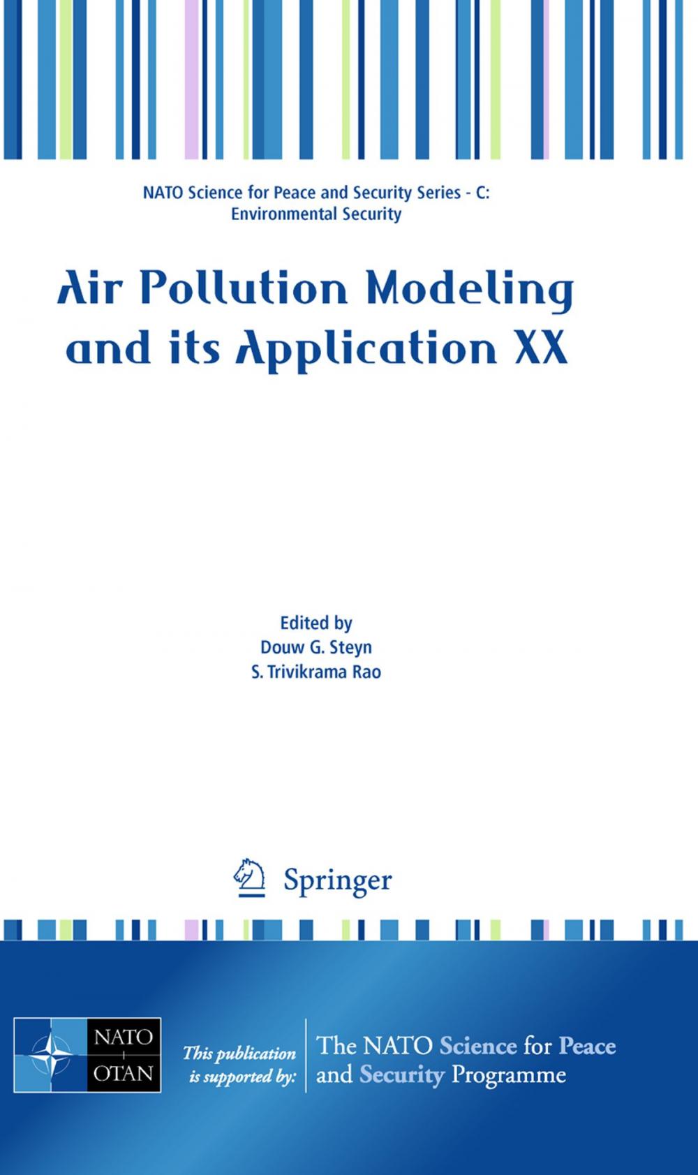 Big bigCover of Air Pollution Modeling and its Application XX