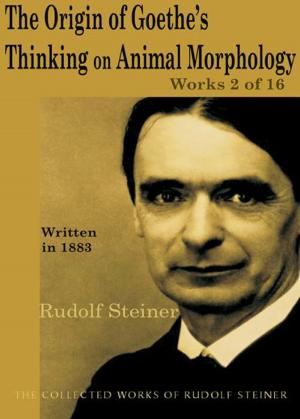 Cover of the book The Origin of Goethe's Thinking on Animal Morphology: Works 2 of 16 by Rudolf Steiner, Christopher Bamford