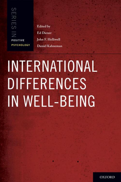 Cover of the book International Differences in Well-Being by Ed Diener, Daniel Kahneman, John Helliwell, Oxford University Press