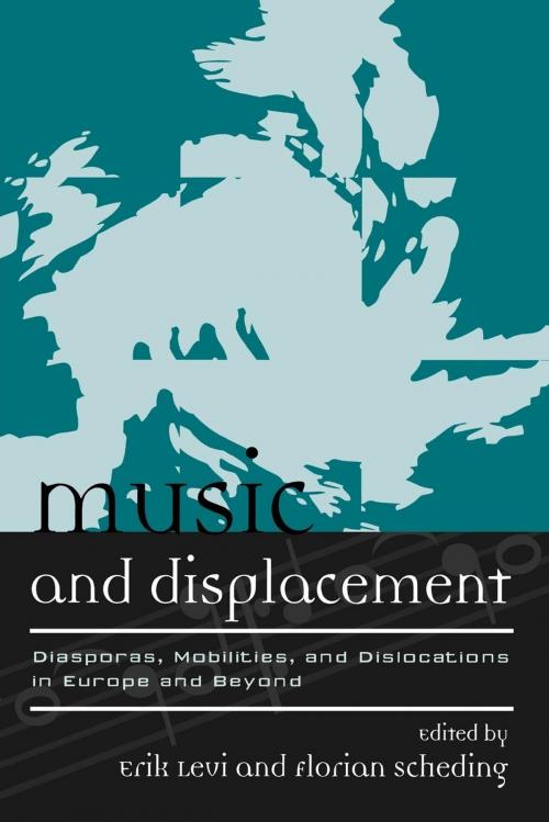 Cover of the book Music and Displacement by Michael Beckerman, Sean Campbell, Ruth F. Davis, Björn Heile, Jehoash Hirshberg, Sydney Hutchinson, Max Paddison, Peter Petersen, Jim Samson, Philip V. Bohlman, Mary Werkman Distinguished Service Professor of Music and the Humanities, The University of Chicago, Scarecrow Press