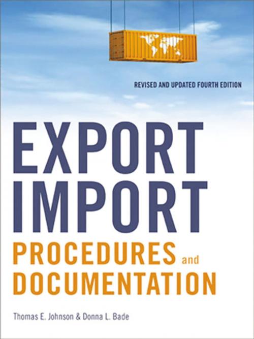 Cover of the book Export/Import Procedures and Documentation by Thomas E. JOHNSON, Donna Bade, AMACOM