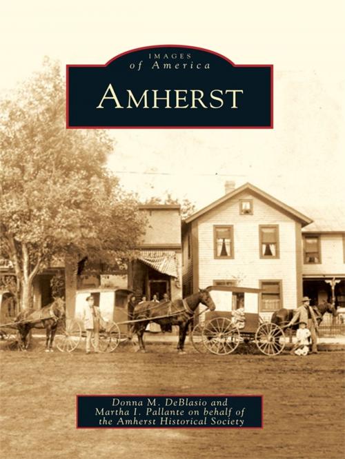 Cover of the book Amherst by Donna M. DeBlasio, Martha I. Pallante, Amherst Historical Society, Arcadia Publishing Inc.