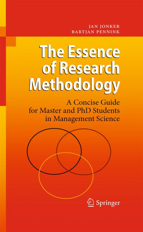 Cover of the book The Essence of Research Methodology by Jan Jonker, Bartjan Pennink, Springer Berlin Heidelberg