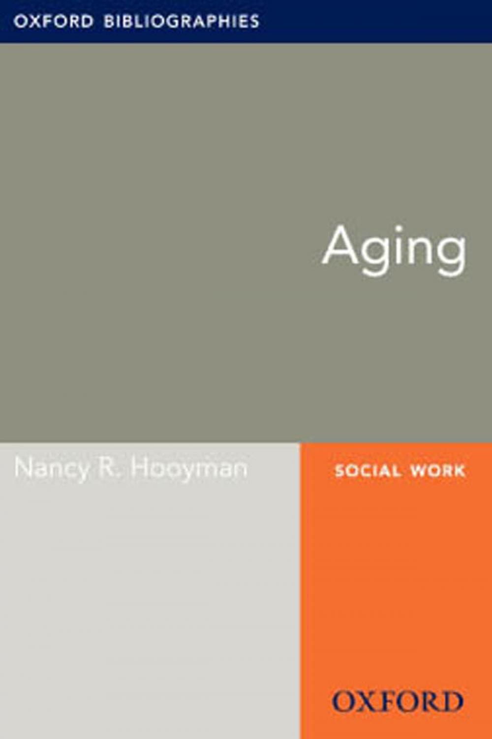 Big bigCover of Aging: Oxford Bibliographies Online Research Guide