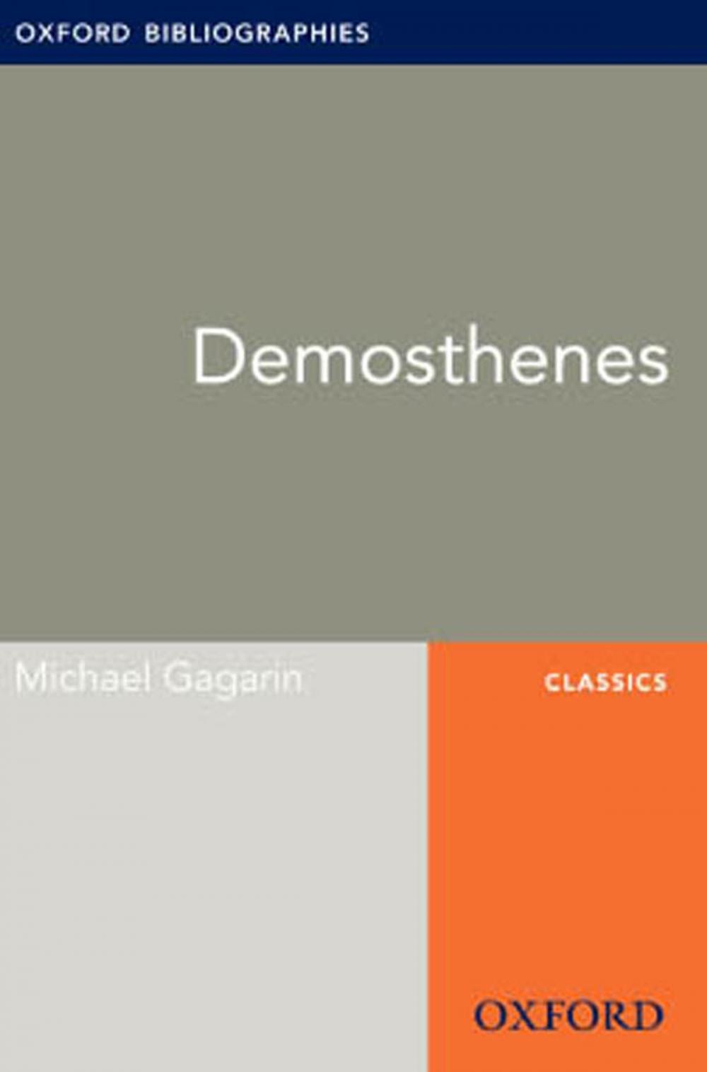 Big bigCover of Demosthenes: Oxford Bibliographies Online Research Guide