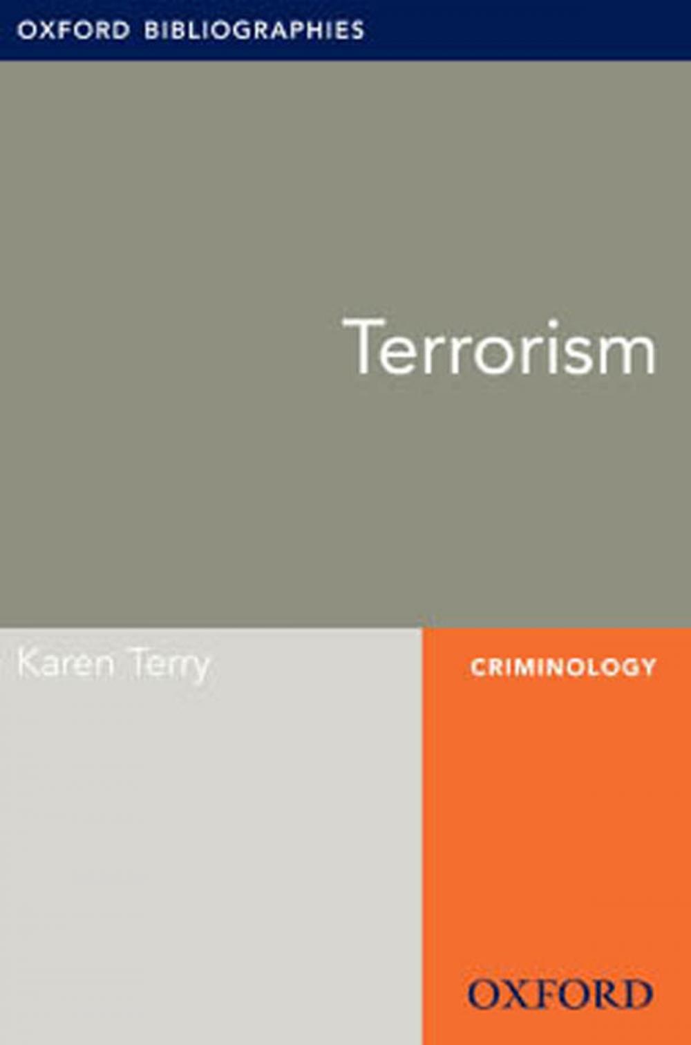 Big bigCover of Terrorism: Oxford Bibliographies Online Research Guide