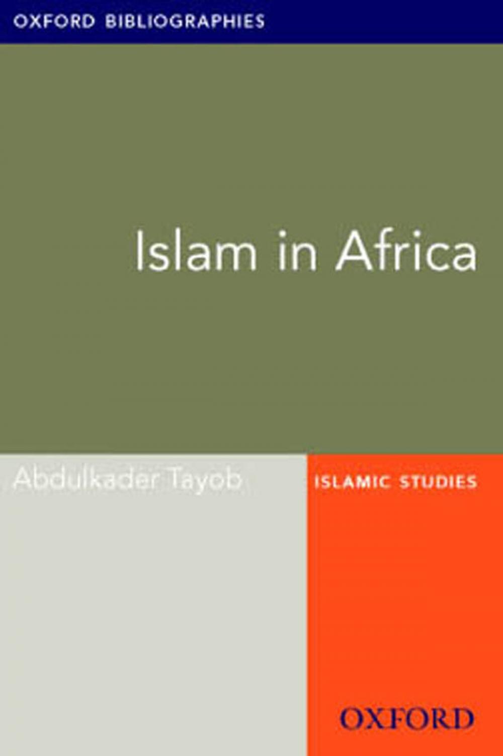 Big bigCover of Islam in Africa: Oxford Bibliographies Online Research Guide