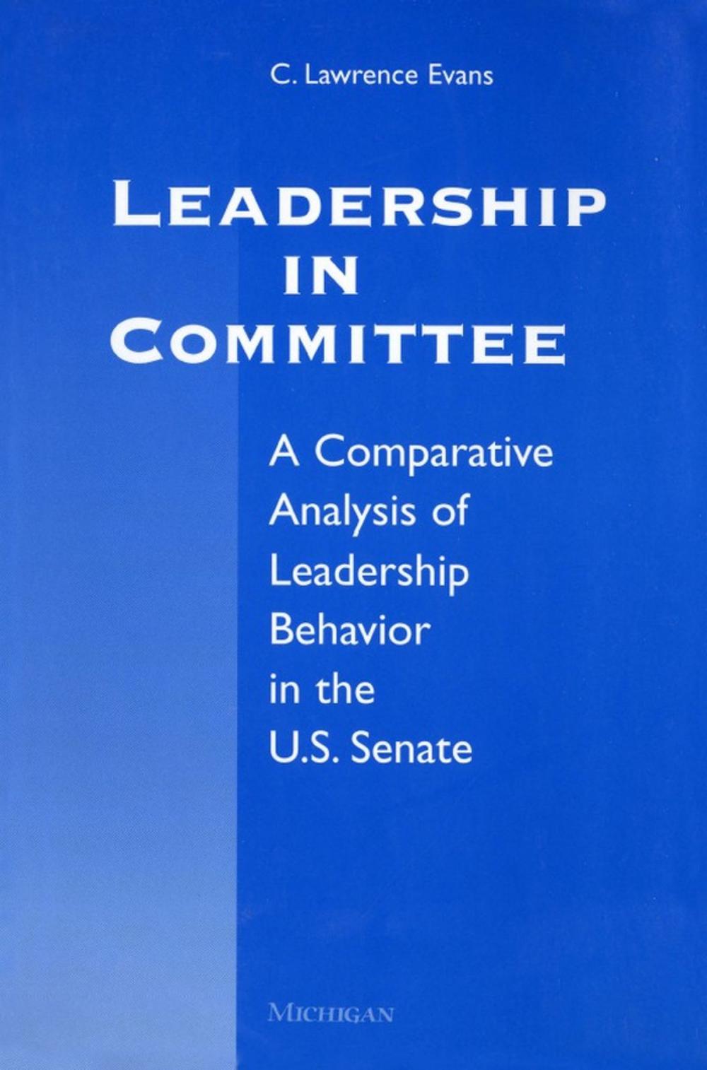 Big bigCover of Leadership in Committee