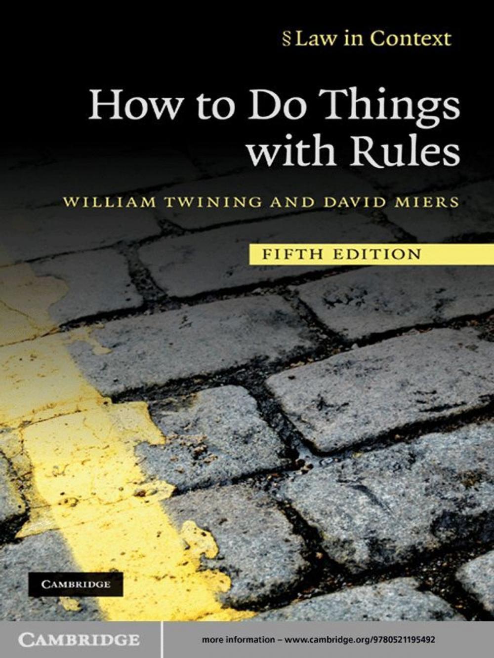 Big bigCover of How to Do Things with Rules