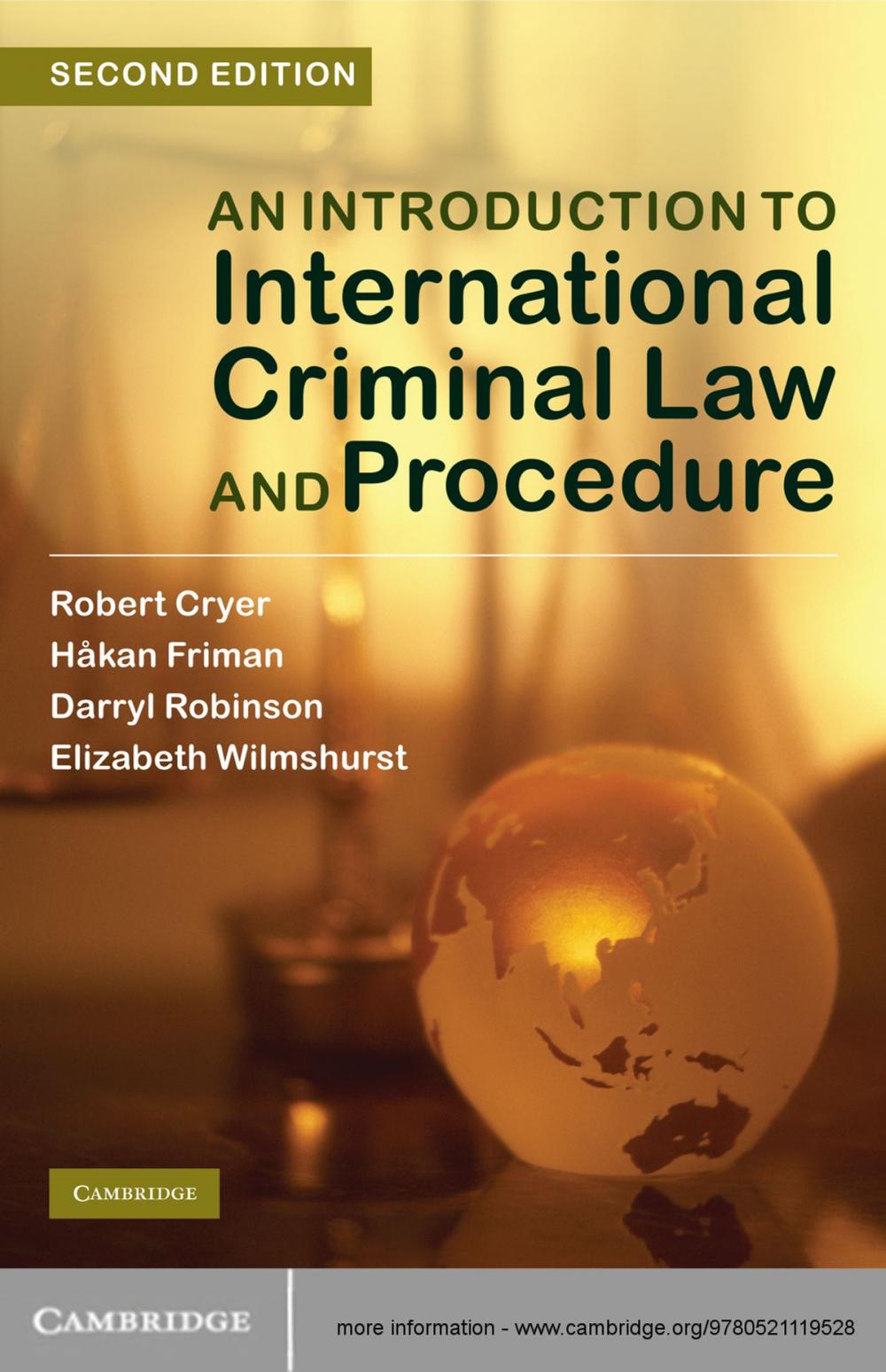 Big bigCover of An Introduction to International Criminal Law and Procedure