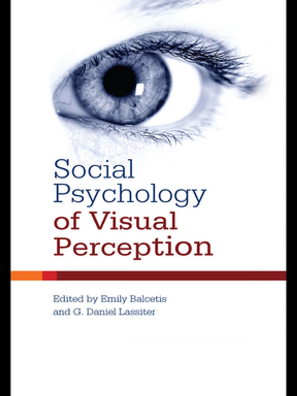 Big bigCover of Social Psychology of Visual Perception