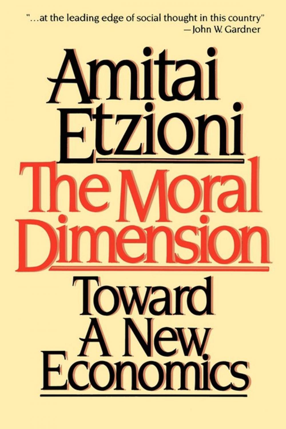 Big bigCover of Moral Dimension