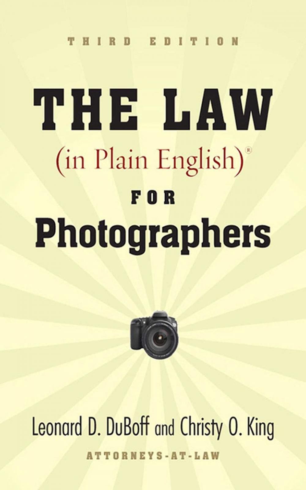 Big bigCover of The Law (in Plain English) for Photographers