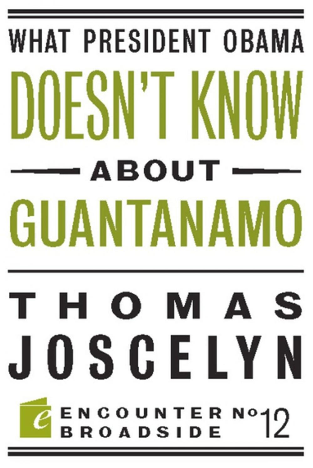 Big bigCover of What President Obama Doesnt Know About Guantanamo