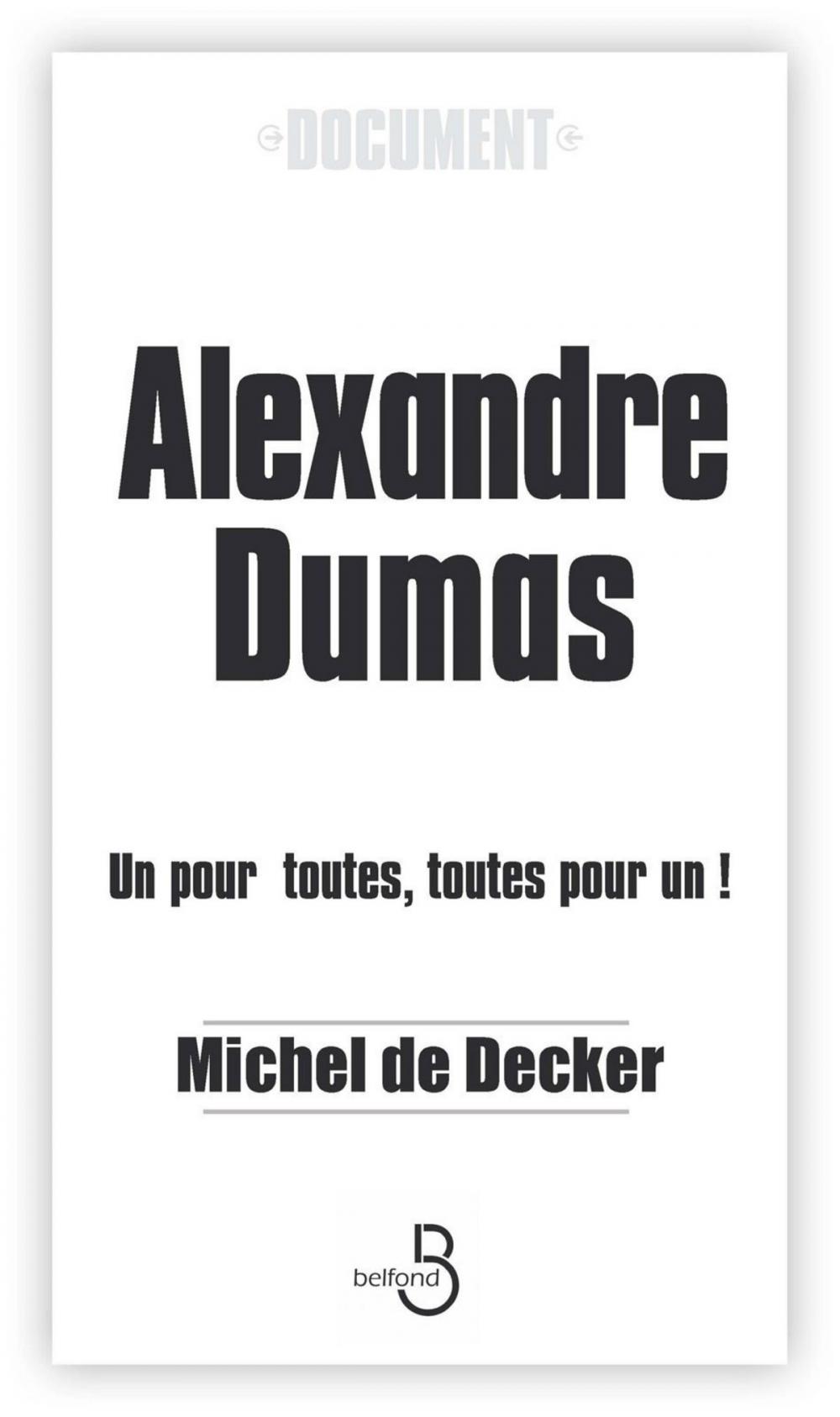 Big bigCover of Alexandre Dumas