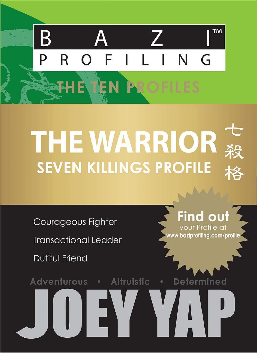 Big bigCover of The Ten Profiles - The Warrior (Seven Killings Profile)