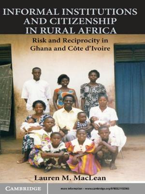 Cover of the book Informal Institutions and Citizenship in Rural Africa by J. N. Reddy