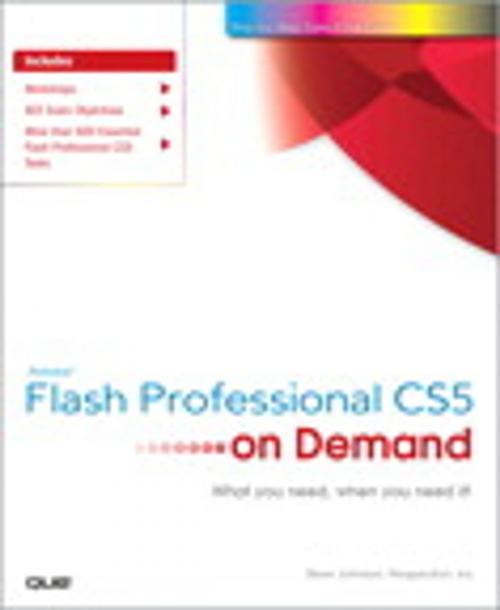 Cover of the book Adobe Flash Professional CS5 on Demand by Steve Johnson, Perspection Inc., Pearson Education