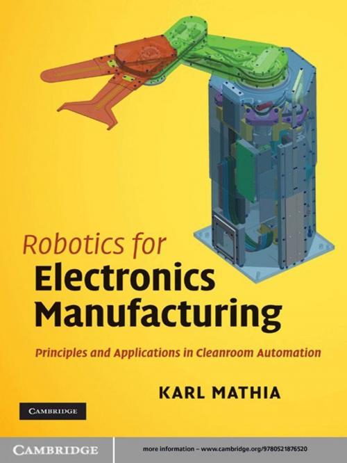 Cover of the book Robotics for Electronics Manufacturing by Karl Mathia, Cambridge University Press