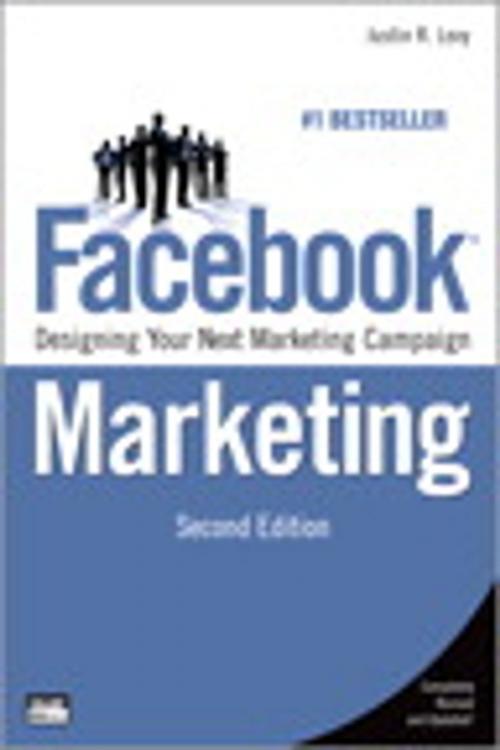 Cover of the book Facebook Marketing by Justin Levy, Pearson Education