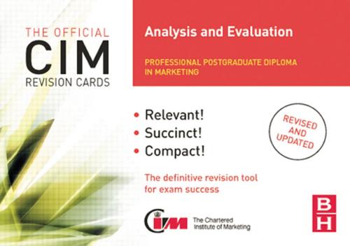 Cover of the book CIM Revision Cards Analysis and Evaluation by Karen Beamish, Taylor and Francis