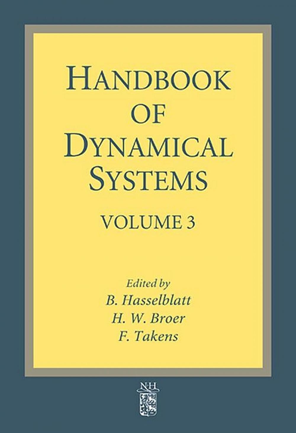 Big bigCover of Handbook of Dynamical Systems