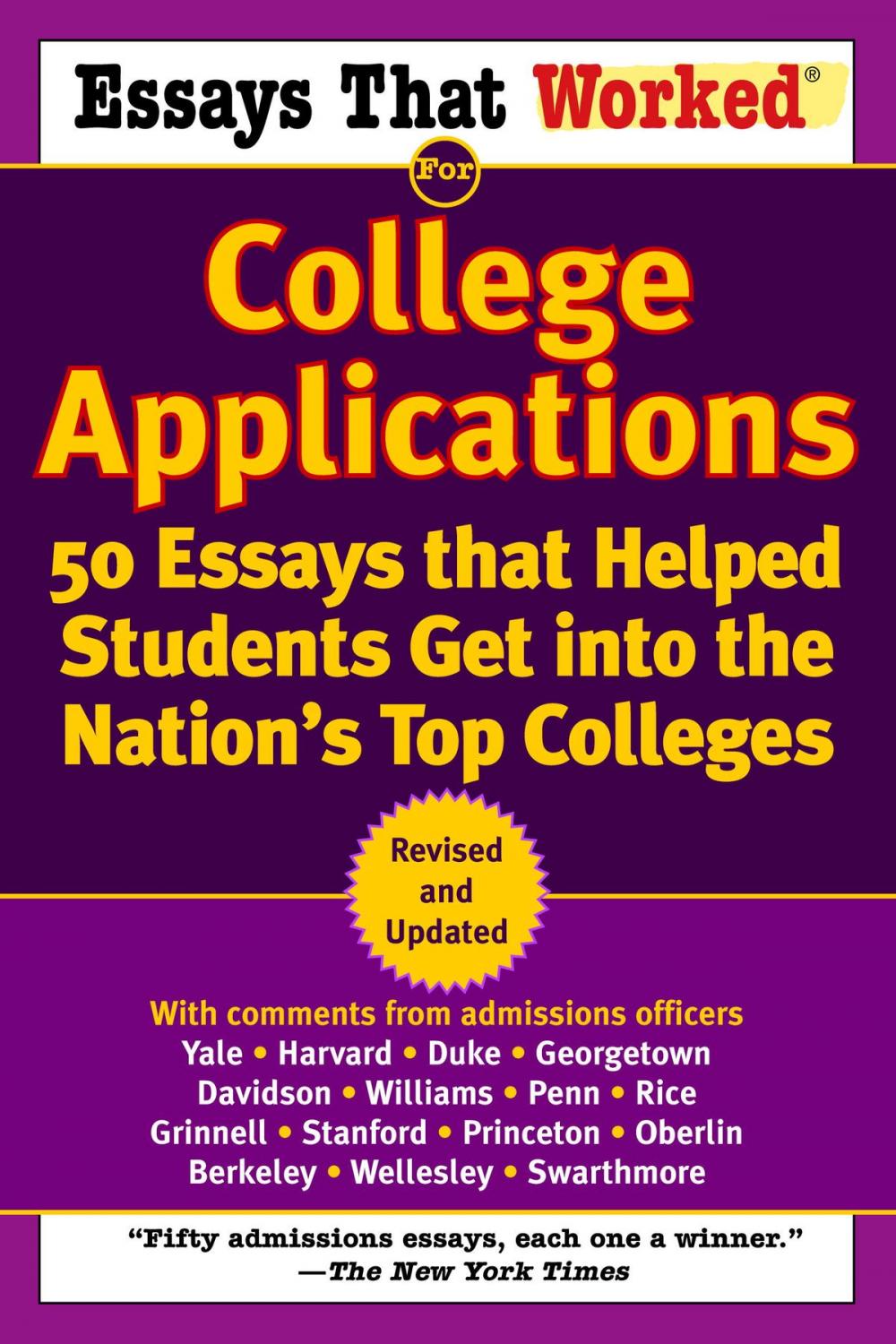 Big bigCover of Essays that Worked for College Applications