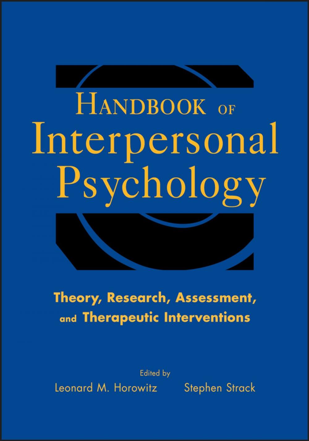 Big bigCover of Handbook of Interpersonal Psychology