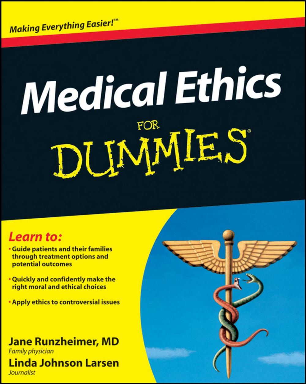 Big bigCover of Medical Ethics For Dummies