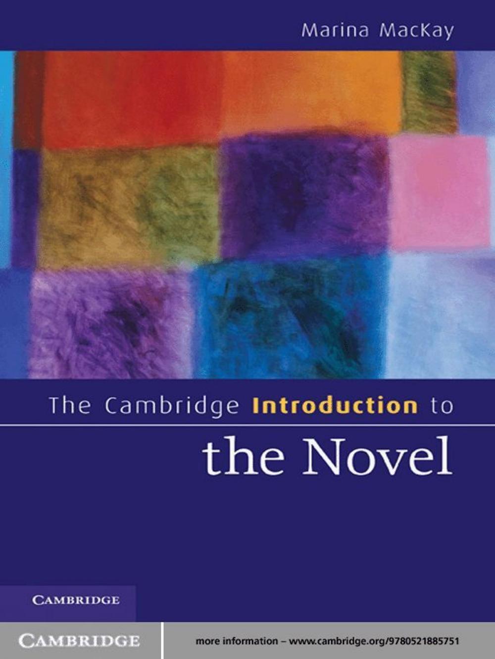 Big bigCover of The Cambridge Introduction to the Novel