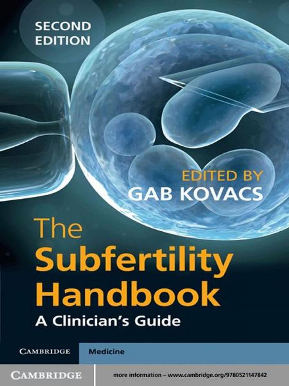 Big bigCover of The Subfertility Handbook