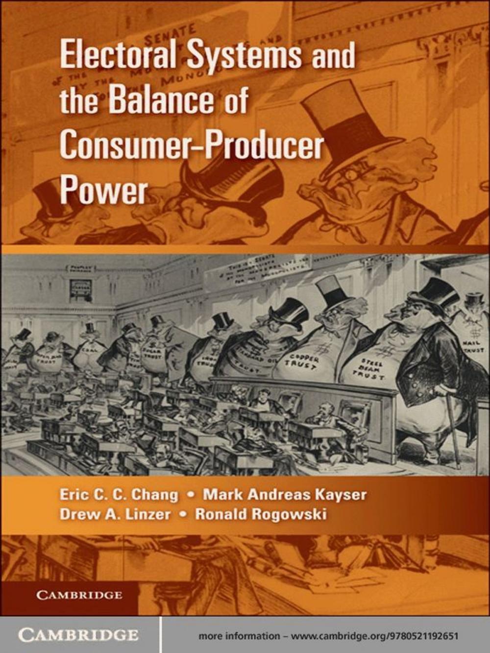 Big bigCover of Electoral Systems and the Balance of Consumer-Producer Power