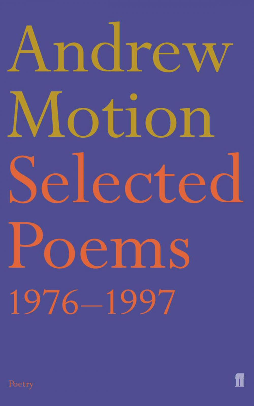 Big bigCover of Selected Poems of Andrew Motion