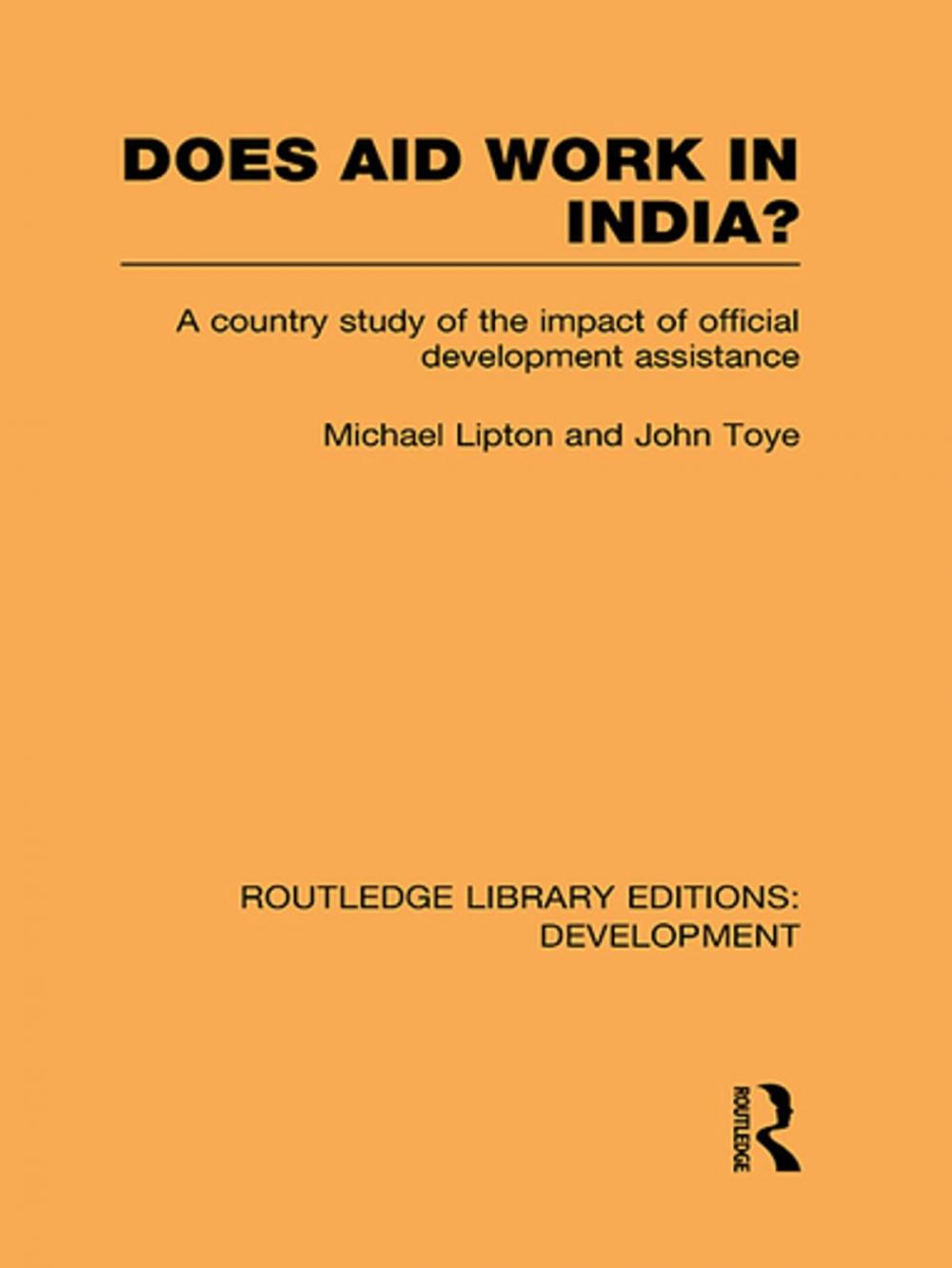 Big bigCover of Does Aid Work in India?