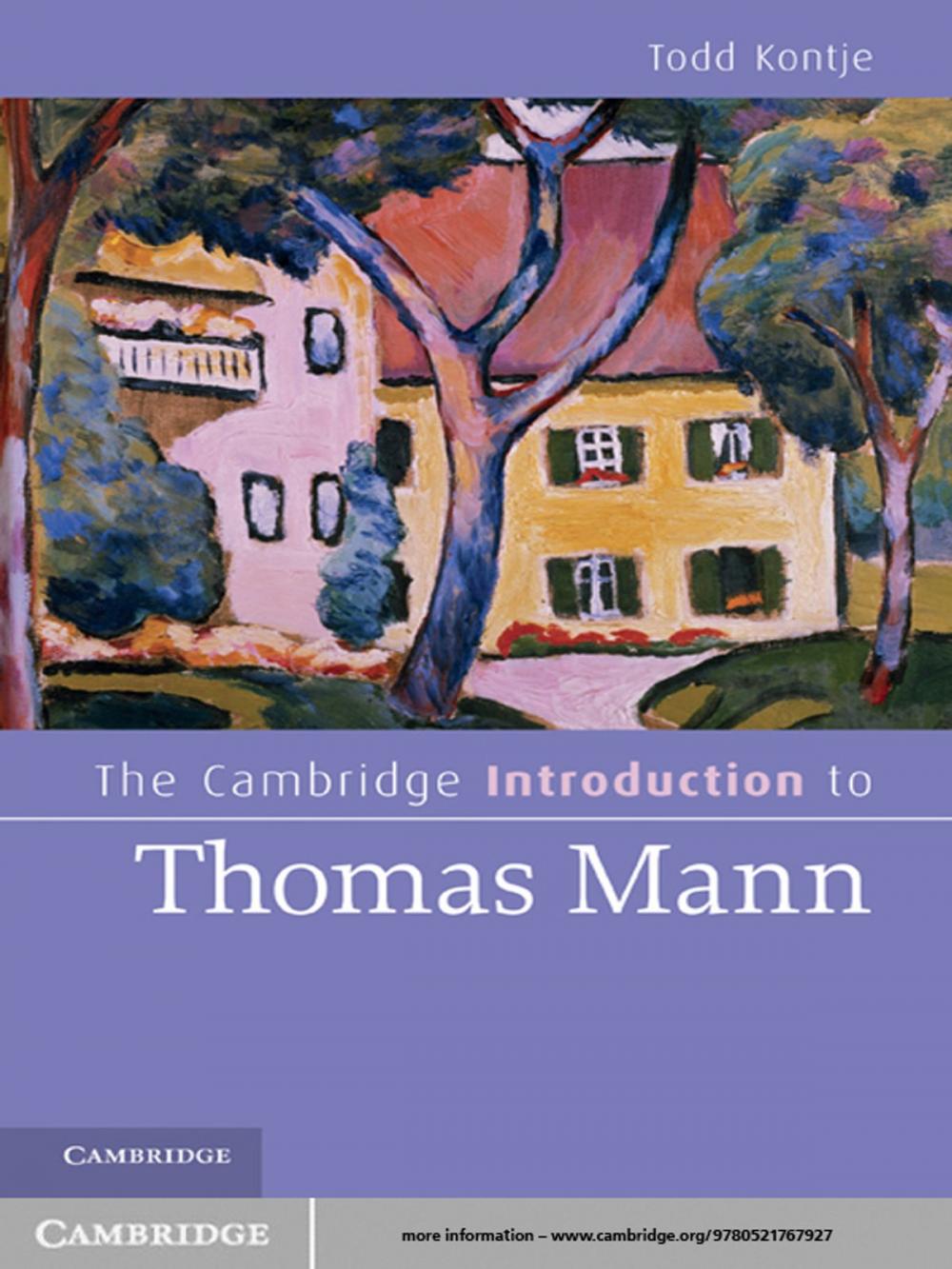 Big bigCover of The Cambridge Introduction to Thomas Mann