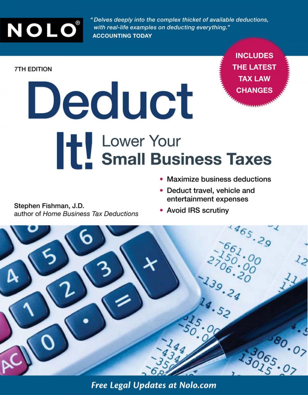 Big bigCover of Deduct It!: Lower Your Small Business Taxes