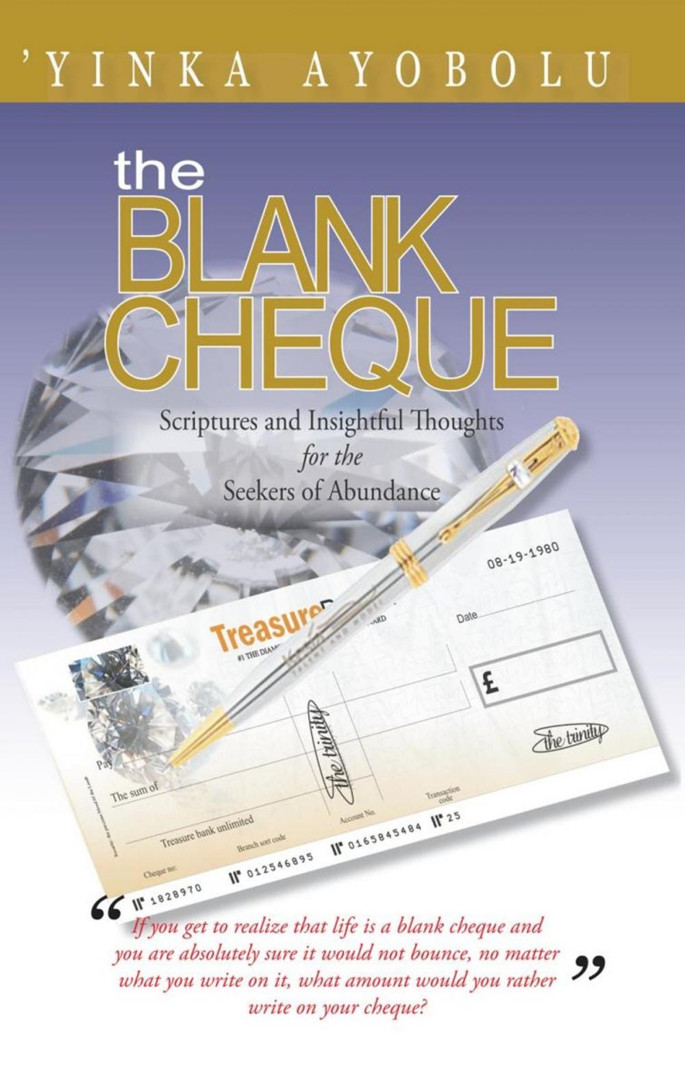 Big bigCover of The Blank Cheque