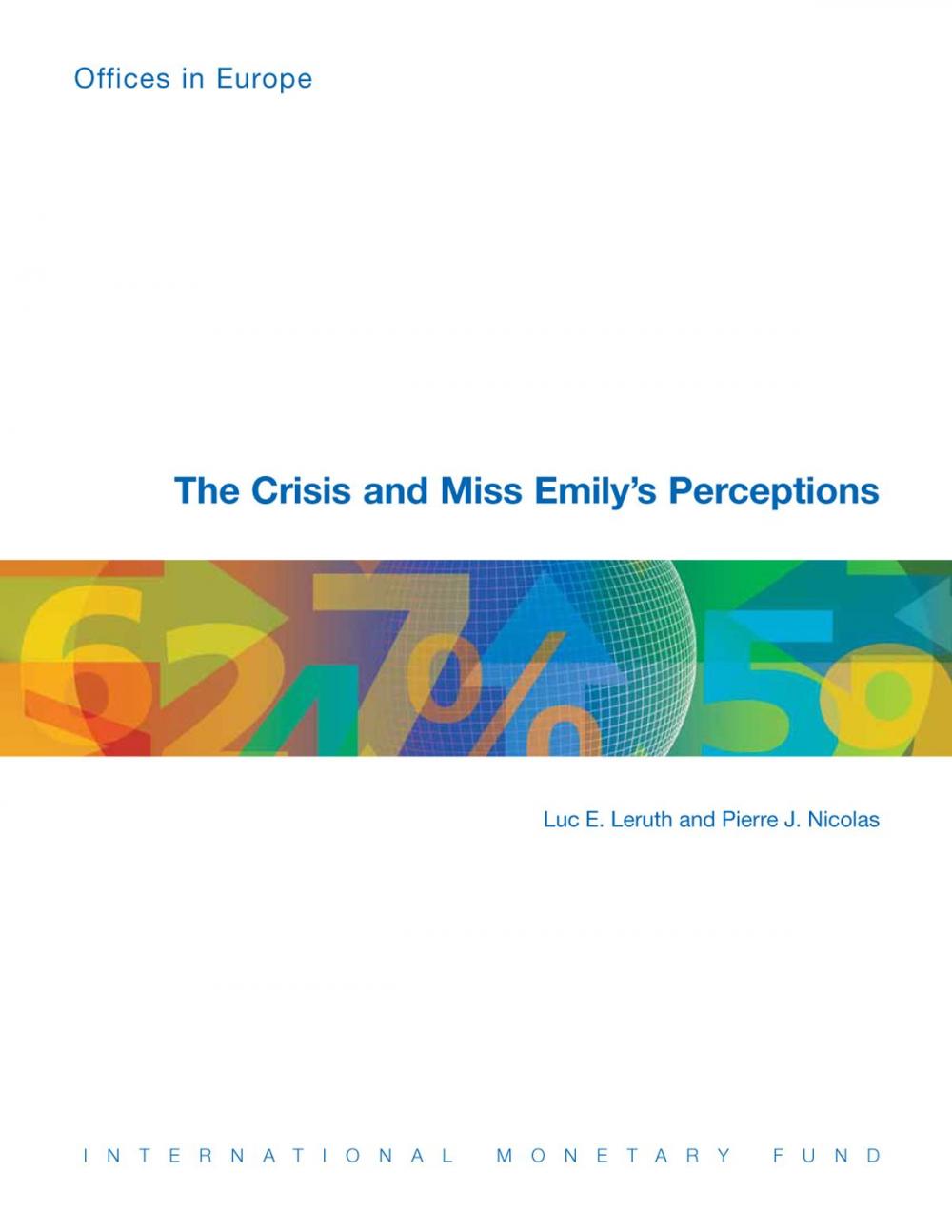 Big bigCover of The Crisis and Miss Emily's Perceptions