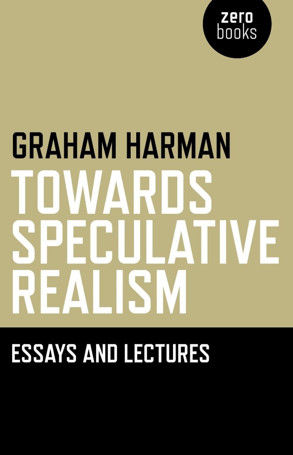 Big bigCover of Towards Speculative Realism: Essays &