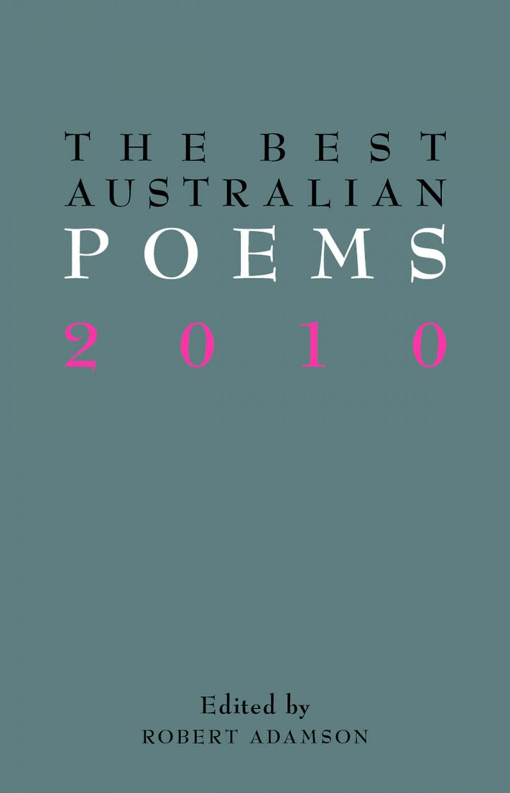 Big bigCover of The Best Australian Poems 2010