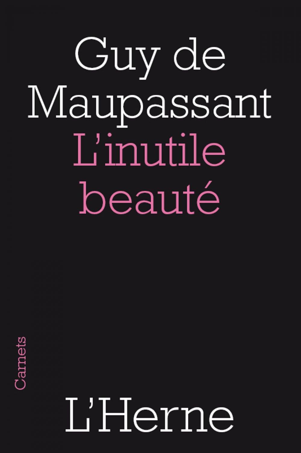 Big bigCover of L'inutile beauté