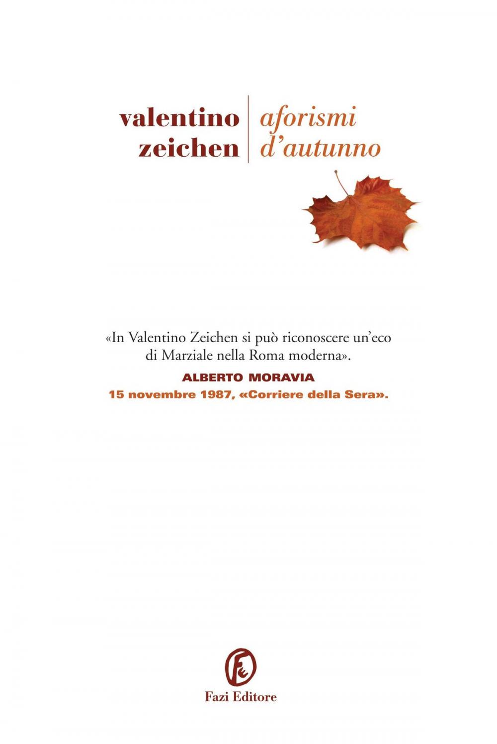 Big bigCover of Aforismi d'autunno