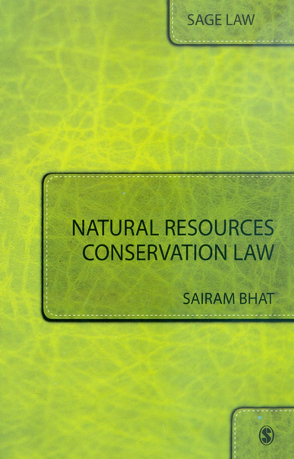 Big bigCover of Natural Resources Conservation Law