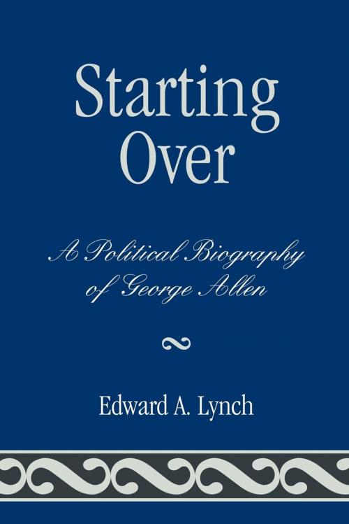 Cover of the book Starting Over by Edward A. Lynch, Hamilton Books