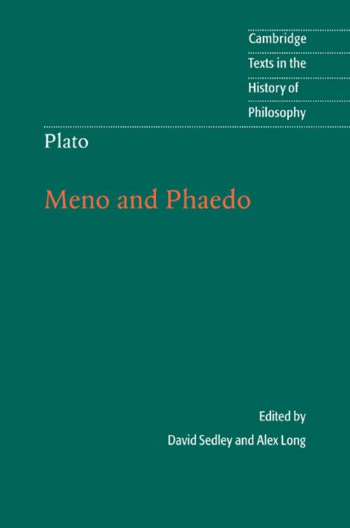 Cover of the book Plato: Meno and Phaedo by , Cambridge University Press